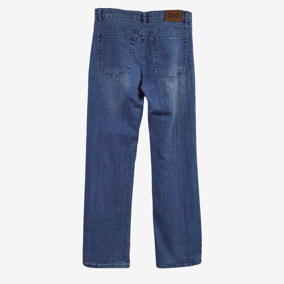 D&G DOLCE & GABBANA Ladies Classic Mid-Rise Blue Jeans - Picture 3 of 15